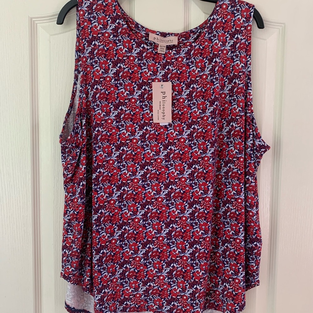 Philosophy Woman sleeveless top size 2X